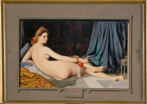 Odalisca (pintura sobre tela) de Jean Auguste Dominique Ingres