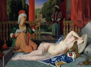 Odalisco com Escravo de Jean Auguste Dominique Ingres