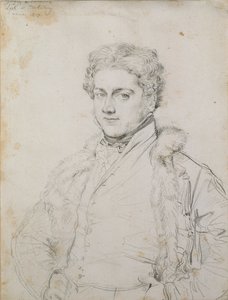 paisagem de Jean Auguste Dominique Ingres