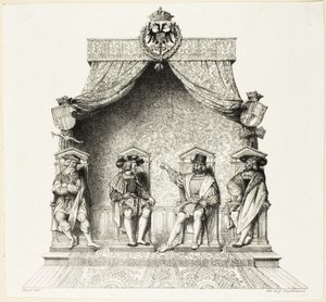 Os quatro magistrados de Besançon de Jean Auguste Dominique Ingres