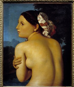 O banhista. Pintura de Jean Auguste Dominique Ingres (1780-1867) de Jean Auguste Dominique Ingres
