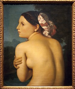 O banhista. Pintura de Jean Auguste Dominique Ingres (1780-1867), Oil On Canvas de Jean Auguste Dominique Ingres