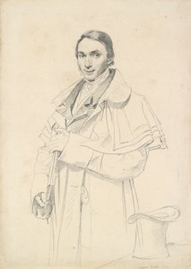 Retrato de Jean-Francois-Antoine Forest de três quartos de comprimento, 1823 de Jean Auguste Dominique Ingres