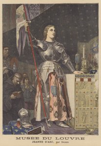 Joana d&39;Arc na coroação de Carlos VII
