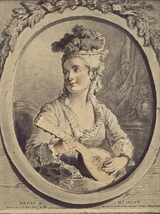 Madame Huet, gravura de Gilles Demarteau de Jean Baptiste (after) Huet