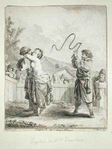 Suplemento de Madame Lapoutkine, gravada por Jean Baptiste Tilliard (gravura) de Jean Baptiste (after) Le Prince