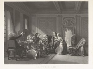 O Velho Amigo (título no objeto) de Jean Baptiste Alfred Cornilliet