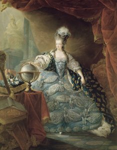 Retrato de Maria Antonieta (1755-93) Rainha da França, 1775