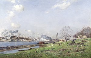 O Sena em Conflans-Charenton, 1892