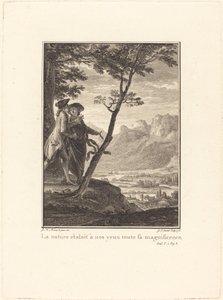 A natureza exibiu diante de nossos olhos toda a sua magnificência de Jean Baptiste Blaise Simonet after Jean Michel Moreau