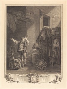 Rosa e Cola de Jean Baptiste Blaise Simonet after Pierre Antoine Baudouin