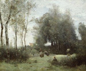 Arleux-Palluel, A Ponte dos Encontros, 187172. de Jean-Baptiste-Camille Corot