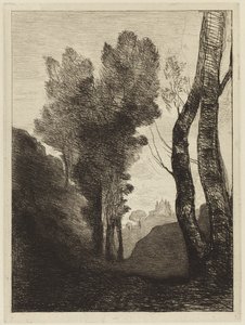 Arredores de Roma de Jean Baptiste Camille Corot
