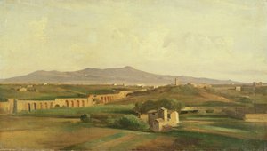 Italienische Landschaft von Jean Baptiste Camille Corot