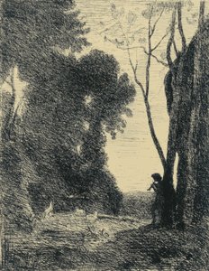 Le Petit Berger, 2em Planche de Jean-Baptiste-Camille Corot