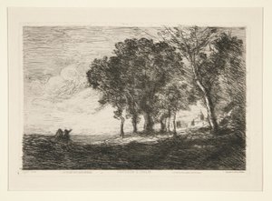Paisagem de de Jean-Baptiste-Camille Corot