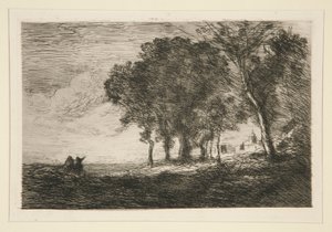 Paisagem de de Jean-Baptiste-Camille Corot