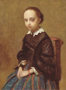Retrato de uma menina, 1857-58