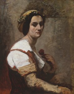 Sibylle, c.1870 (óleo sobre tela) de Jean Baptiste Camille Corot