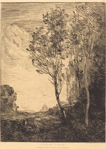lembrança da Itália de Jean Baptiste Camille Corot