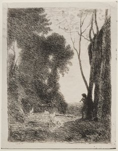 O Pastorinho de Jean-Baptiste-Camille Corot