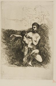 Vénus cortando as asas do Cupido, segundo prato de Jean-Baptiste-Camille Corot