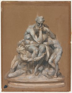 Estudo para a escultura Ugolino e seus filhos
