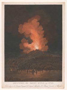 Uitbarsting van de Etna Erupção do Monte Etna de 1766 (título no objeto)