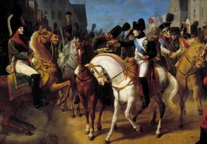 Napoleão I decorou em Tilsit (Tilsitt) o Granadeiro Lazareff da Cruz da Legião d