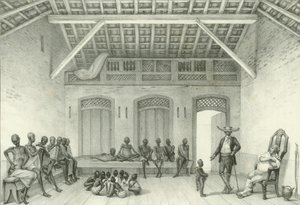 Loja para a venda de escravos, 1835.