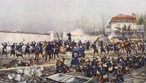 A defesa de Champigny de Jean-Baptiste Edouard Detaille