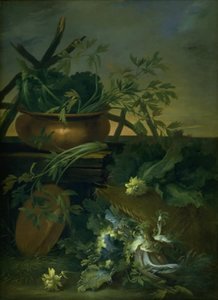 Ainda Vida. Vegetais de Jean Baptiste Gaijot Dubuisson