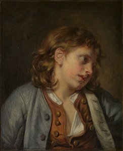 Cabeça de um jovem rapaz, 1763. de Jean Baptiste Greuze