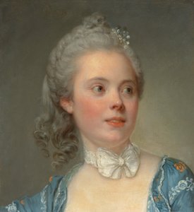 Retrato de uma senhora, c.1765 de Jean Baptiste Greuze
