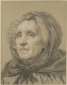 Retrato da mãe do artista de Jean-Baptiste Greuze