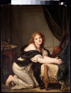 A oração matinal (óleo sobre tela de Jean Baptiste Greuze