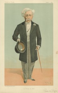 O Príncipe de Sagan, O Príncipe de Chic, 1 de agosto de 1895, desenho animado da Vanity Fair