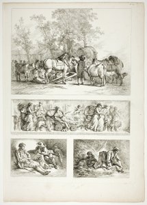Placa 27 de 38 de Oeuvres de J. B. Huet de Jean Baptiste Huet
