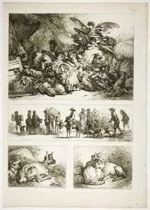 Placa 33 de 38 de Oeuvres de J. B. Huet de Jean Baptiste Huet