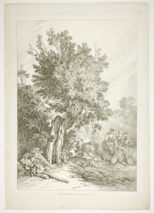 Placa cinco de 38 de Oeuvres de J. B. Huet de Jean Baptiste Huet
