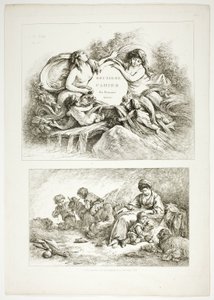 Placa Sete de 38, de Oeuvres de J. B. Huet de Jean Baptiste Huet