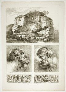 Placa dez de 38 de Oeuvres de J. B. Huet de Jean Baptiste Huet