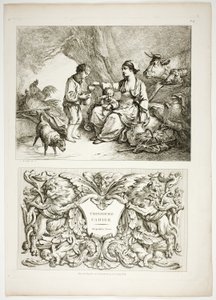Placa Treze de 38 de Oeuvres de J. B. Huet de Jean Baptiste Huet