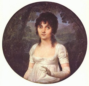 Retrato de Christine Boyer de Jean Baptiste Isabey
