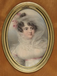 Retrato de Hortense de Perregaux, Duquesa de Ragusa, 1818. de Jean Baptiste Isabey