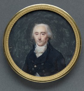 Retrato de um homem, início dos anos 1790. de Jean Baptiste Isabey