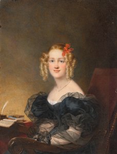 Retrato de uma Mulher de Jean Baptiste Isabey