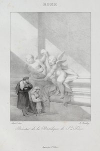 Viagem à Itália em 1822 de Jean Baptiste Isabey