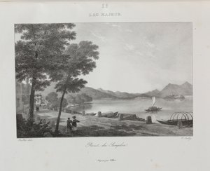 Viagem à Itália em 1822 de Jean Baptiste Isabey