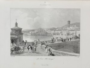 Viaje para a Itália em 1822, 1833. de Jean Baptiste Isabey
